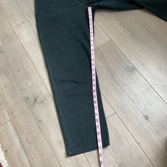 Vintage navy high waist straight leg pants size 10 short - Picture 5 of 7